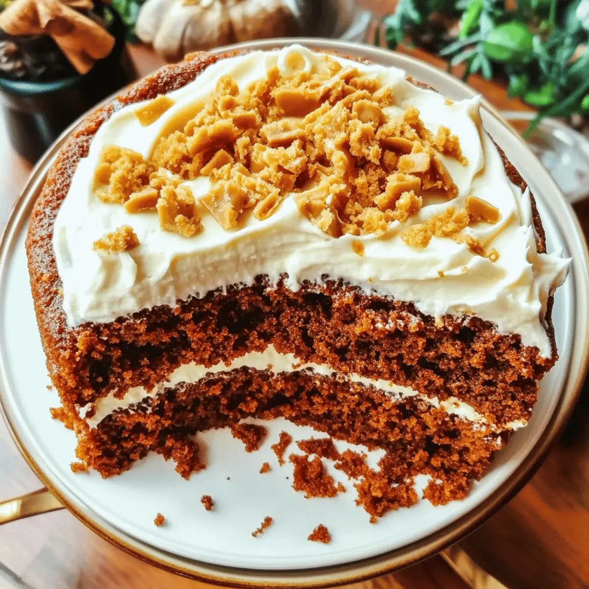 The Ultimate Gingerbread Cake & Brown Butter Cream Cheese Frosting Recipe